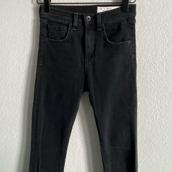 Rag & Bone High Rise Skinny Jeans - Picture 3 of 4